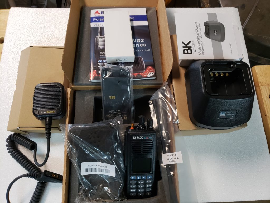 Cal Fire Radio Package 1 KNG2 P150CMD BK Fire Radios